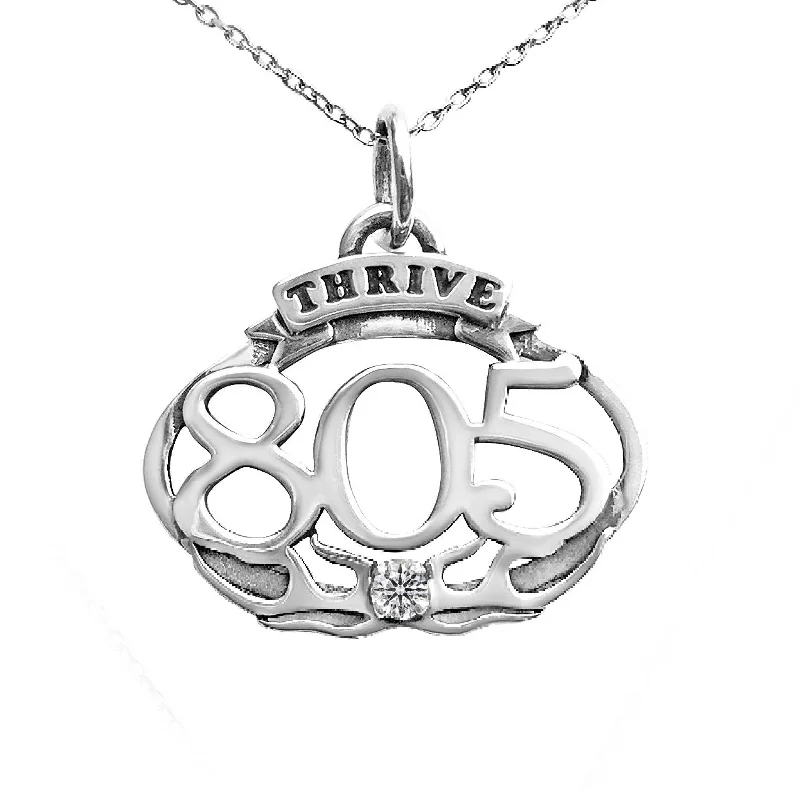 Ladies Necklaces with Brown Astrophyllite-Thrive 805 Diamond Necklace