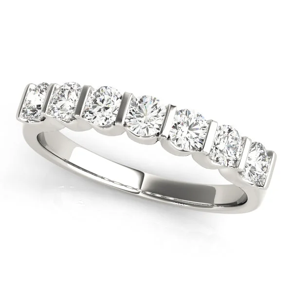 Ladies understated minimal wedding rings -Diamond Wedding Ring