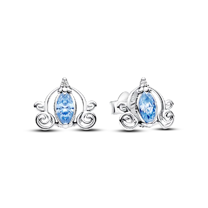 Ladies loving glow earrings -Disney Cinderella's Carriage Stud Earrings 293060C01