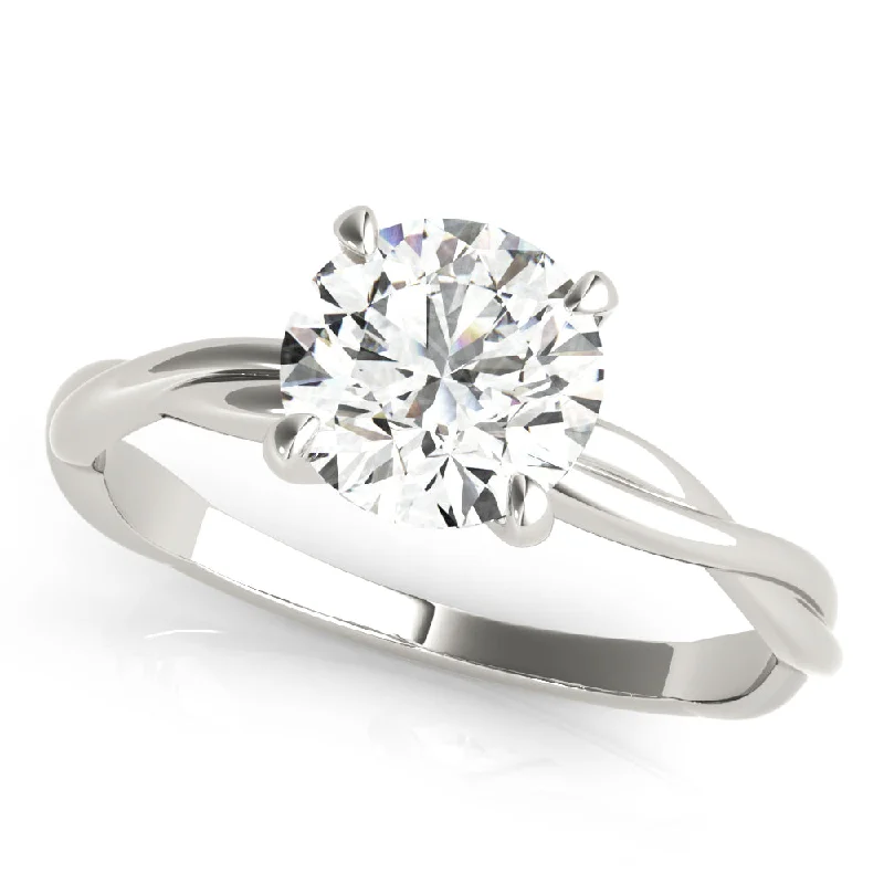 Ladies spring unity wedding rings -Solitaire Diamond Engagement Ring