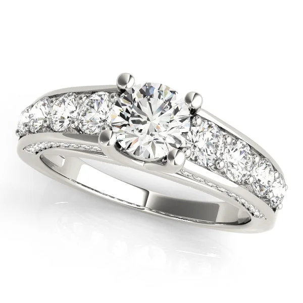 Ladies legacy charm wedding rings -Trellis Diamond Engagement Ring