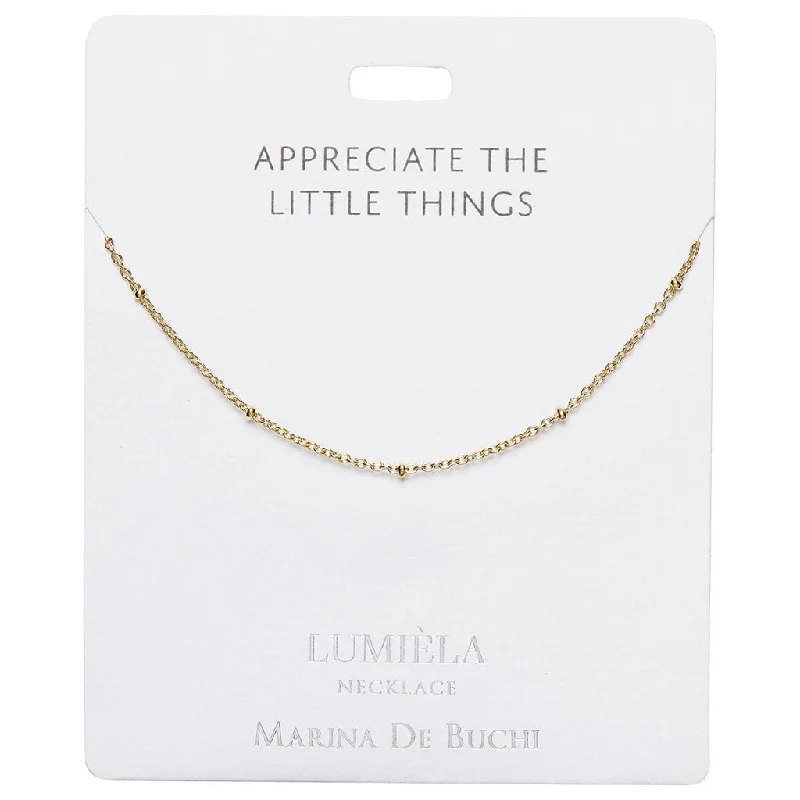 Ladies Necklaces with Cloud Spark-Lumiela Necklace: "appreciate the little things" -Dew Beads