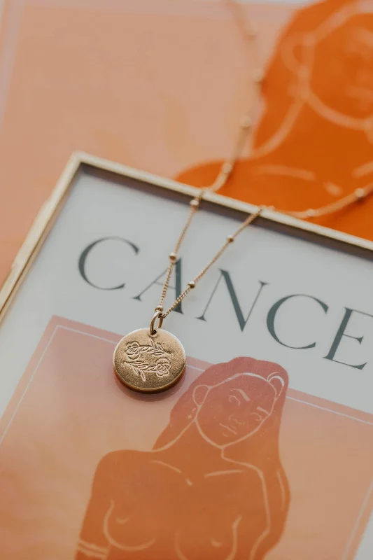 Ladies Necklaces with Brown Andalusite-Cancer In Bloom Necklace