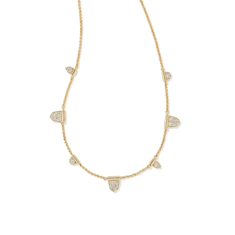 Ladies Necklaces for Youth Shine-Kendra Scott : Adeline Strand Necklace In Gold