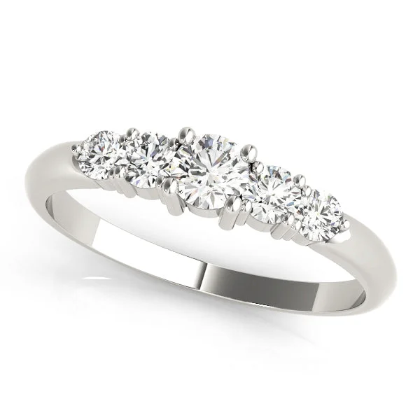 Ladies hexagonal flash wedding rings -Diamond Wedding Ring