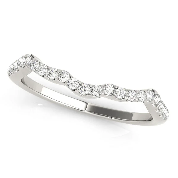 Ladies dragon flare wedding rings -Diamond Wedding Ring