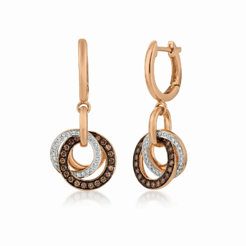 Ladies chunky statement earrings -Le Vian Chocolatier® Diamond Earrings WJBO 51