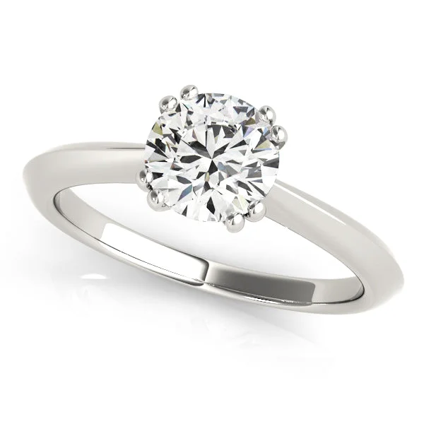 Ladies unity flair wedding rings -Solitaire Diamond Engagement Ring