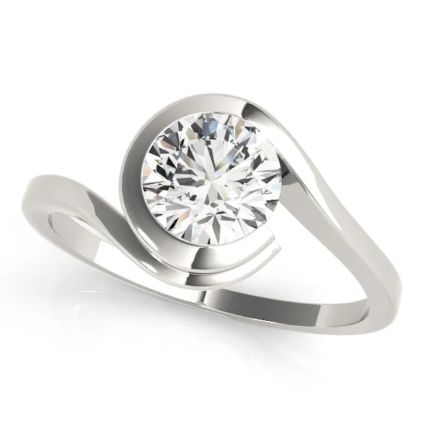 Ladies club vibe wedding rings -Solitaire Diamond Engagement Ring