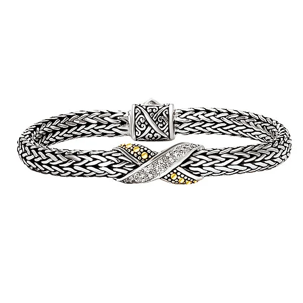 ladies bracelets sunburst charms -Ladies Fashion Diamond Bracelet