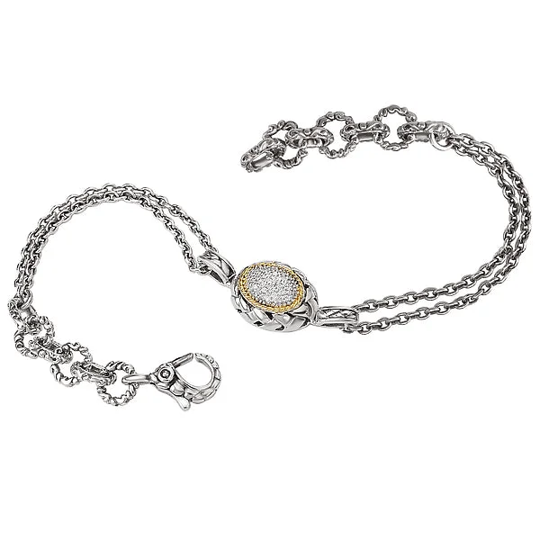 minimalist line bracelets for women -Ladies Fashion Diamond Bracelet