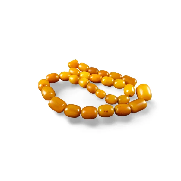 Ladies Necklaces with Green Aventurine-Magnificent Antique Natural Old Baltic Amber Bead Necklace