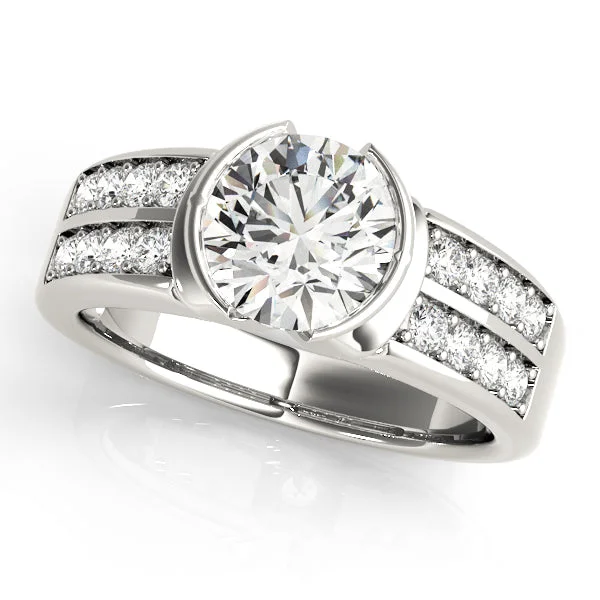 Ladies celestial star wedding rings -Pave Diamond Engagement Ring