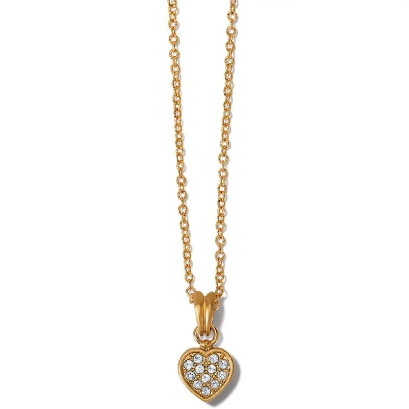 Ladies Necklaces with Diamond Shine-Brighton : Meridian Zenith Heart Necklace