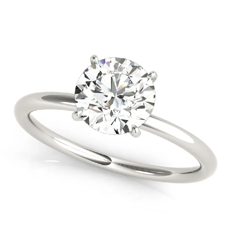 Ladies sisterly spark wedding rings -Halo Diamond Engagement Ring