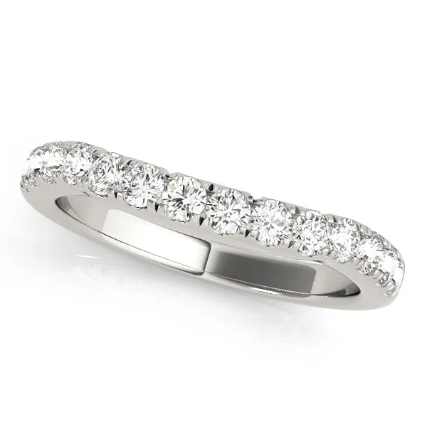 Ladies slim sparkle wedding rings -Diamond Wedding Ring