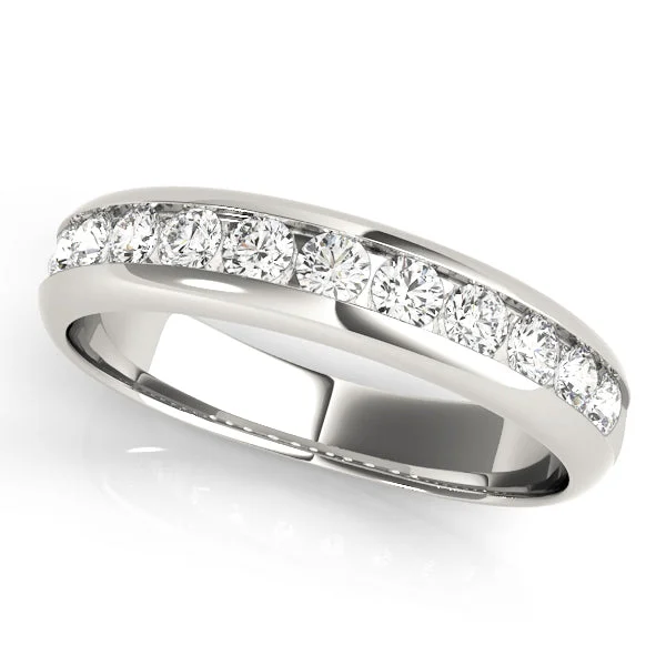 Ladies single glow wedding rings -Diamond Wedding Ring