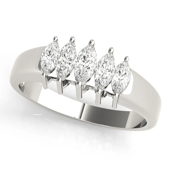 Ladies sacred cross wedding rings -Fancy Shape Diamond Wedding Ring