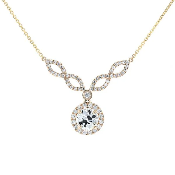 Ladies Necklaces for Dance Spark-Diamond Halo Infinity Necklace