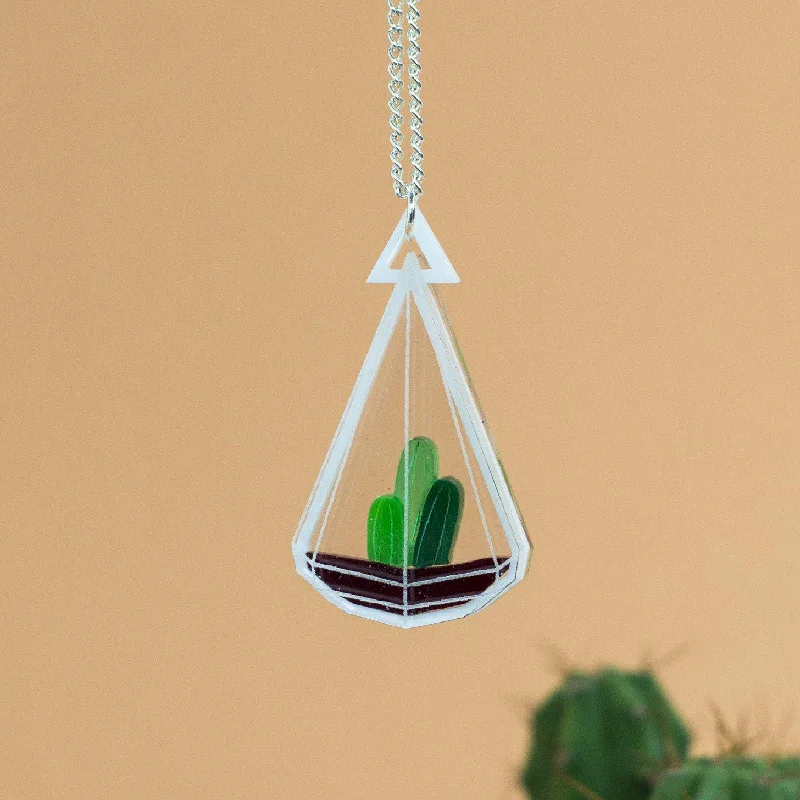 Ladies Necklaces for Hero Glow-Small Terrarium Necklace