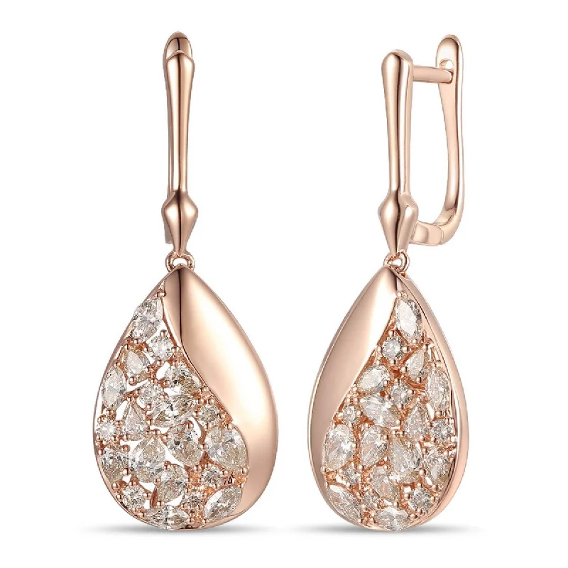 Ladies companion bond earrings -Le Vian Creme Brulee® Diamond Earrings TRME 10C