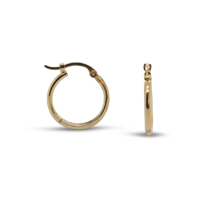 Ladies eye-catching bold earrings -Small Hoop Earrings