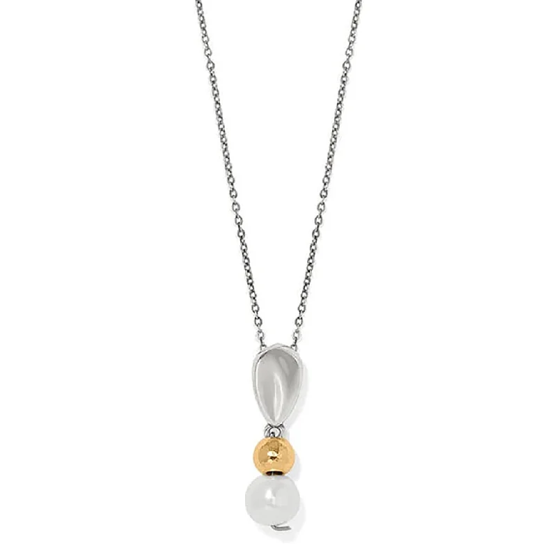 Ladies Necklaces with Bright Sunstone-Brighton - Cascade Unity Pearl Necklace