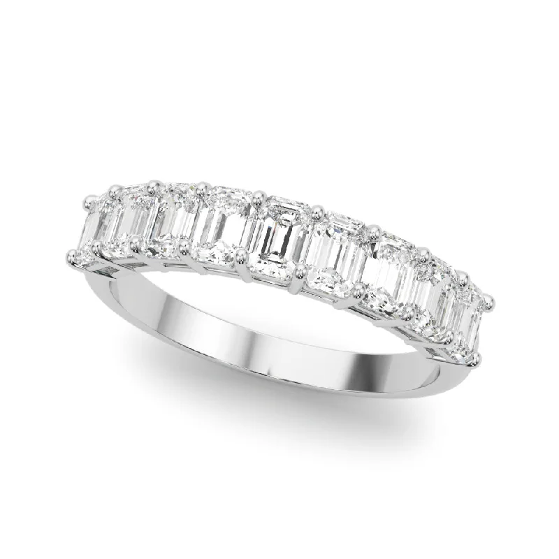 Ladies eternity dazzle wedding rings -Fancy Shape Diamond Wedding Ring