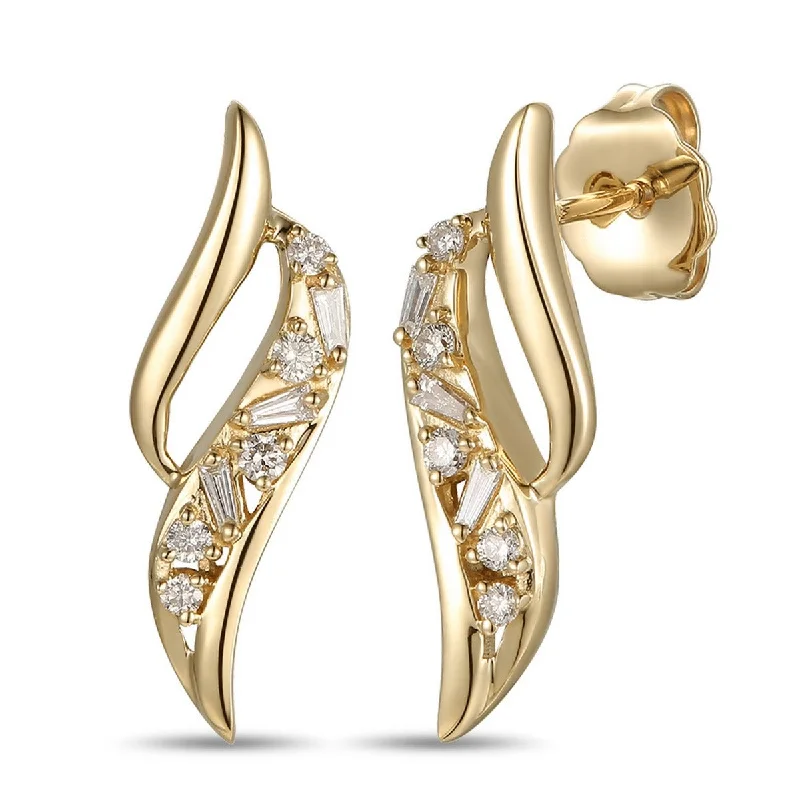 Ladies dazzling party earrings -Le Vian Creme Brulee® Diamond Earrings TRME 32C