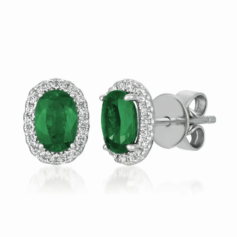 Ladies serene amethyst earrings -Le Vian  Costa Smeralda Emeralds™ and Vanilla Diamonds® Earrings TRGO 14