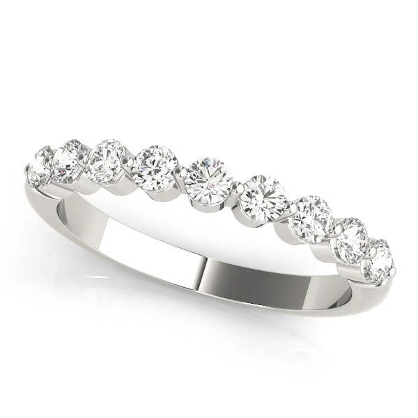 Ladies solid form wedding rings -Diamond Wedding Ring