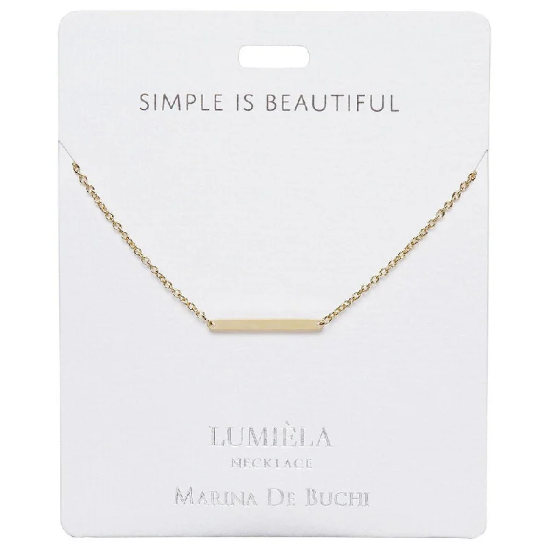 Ladies Necklaces with Red Pyroxmangite-Lumiela Necklace: "simple is beautiful" -Bar