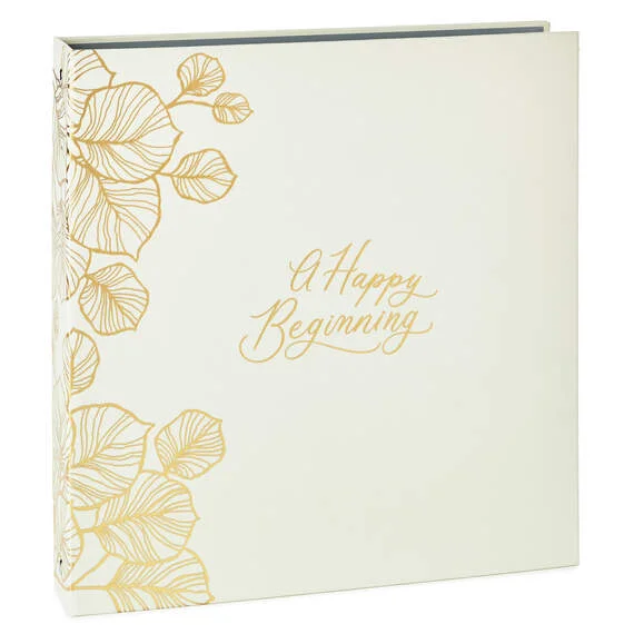 Ladies satin finish wedding rings -Hallmark A Happy Beginning Wedding Planner 3-Ring Binder