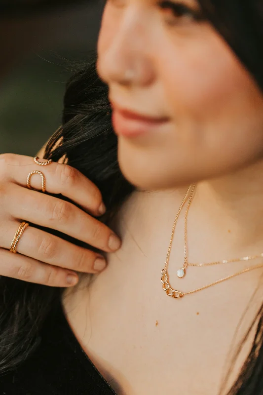 Ladies Necklaces with White Phenakite-Izzy Necklace