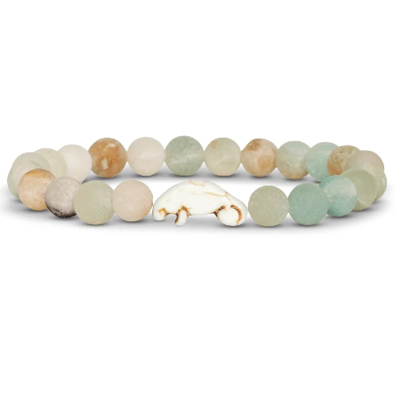 ladies bracelets geometric designs -Fahlo The Drift Bracelet - Manatee