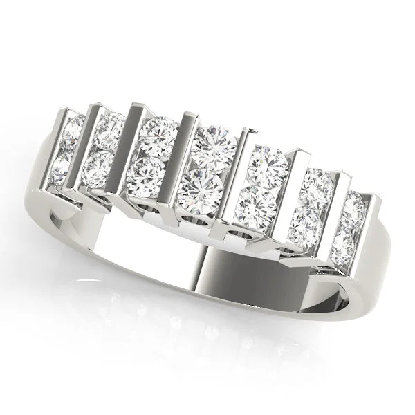 Ladies desert dune wedding rings -Diamond Wedding Ring