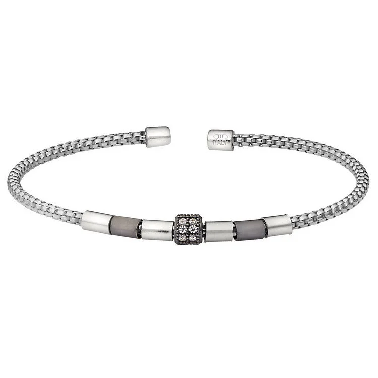 ladies silver bracelets ruby stones -Bella Cavo Bracelet