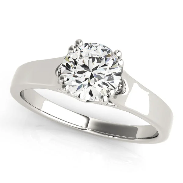 Ladies eternity dazzle wedding rings -Solitaire Diamond Engagement Ring