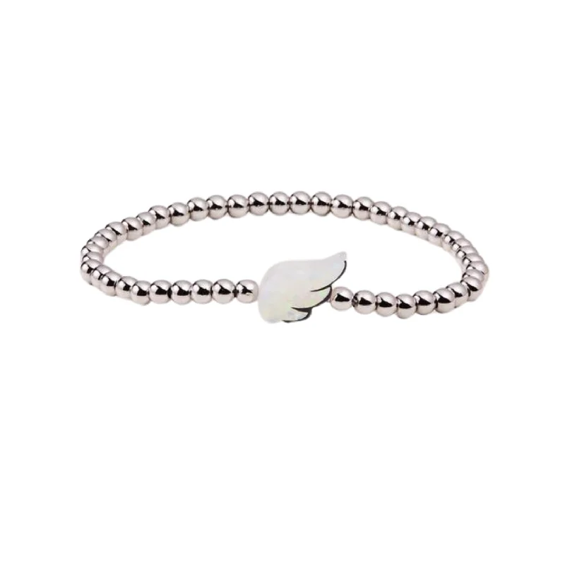 affordable bracelets for ladies under 50 -Holy Water Guardian Angel Bracelet in Silver